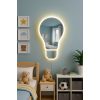 Зеркало фигурное «Лампа » с LED-подсветкой
